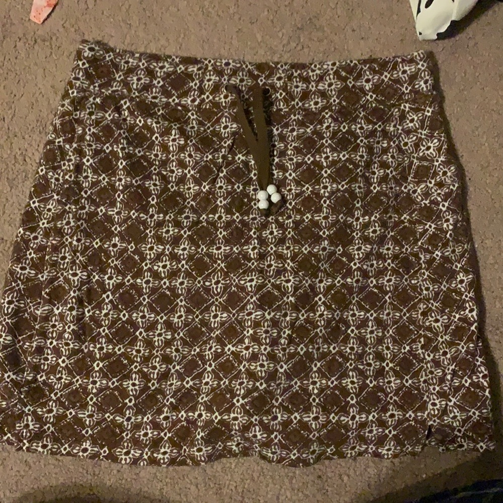 y2k, pattern mini skirt